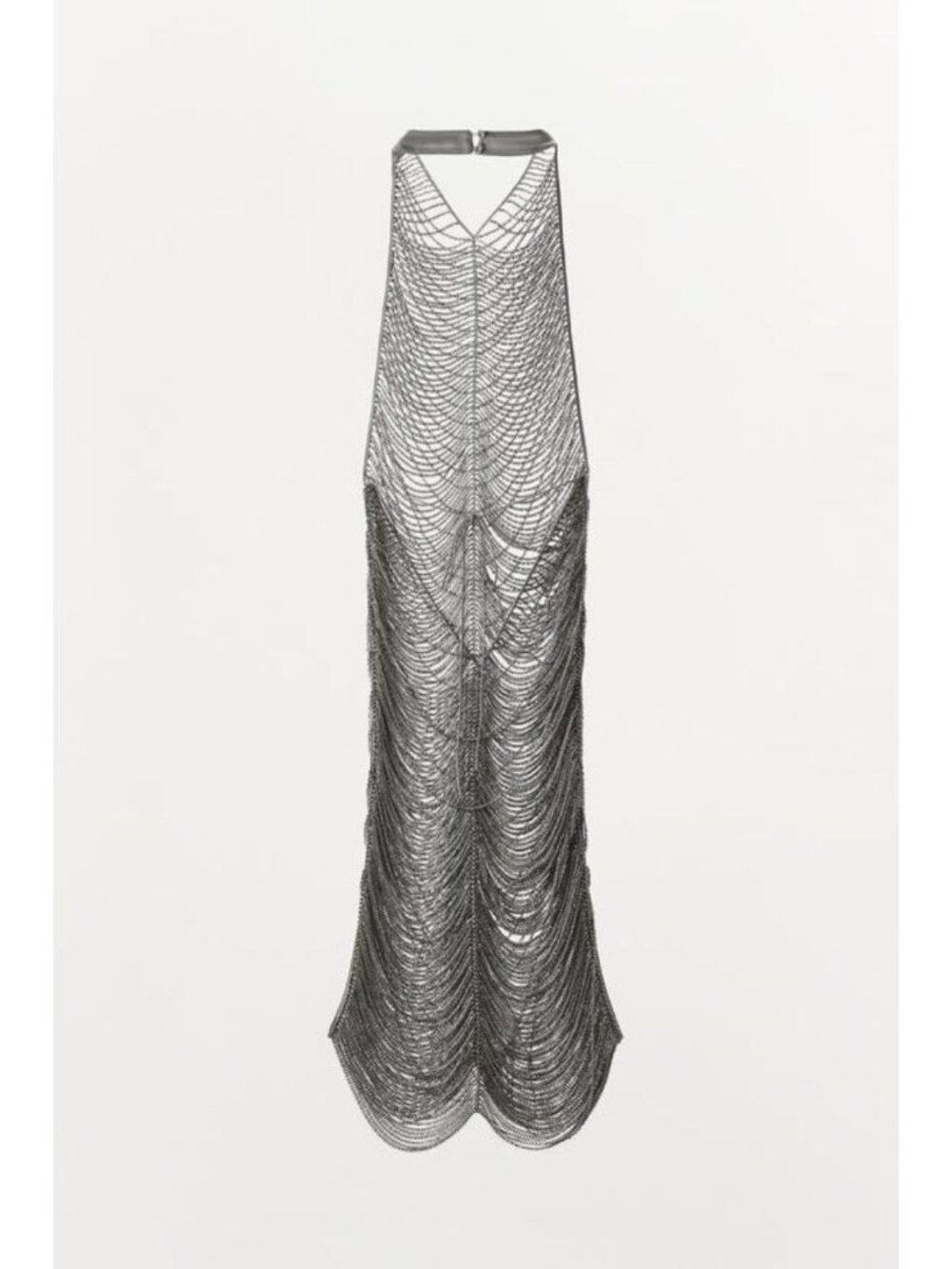 ZARA SPARKLY HALTER MINI DRESS 3920/241/808 - Picture 4 of 5